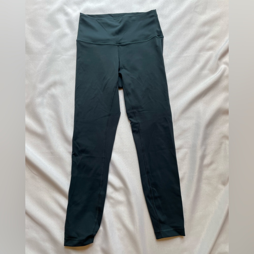 Lululemon Wunder Train Leggings Evergreen Size 6